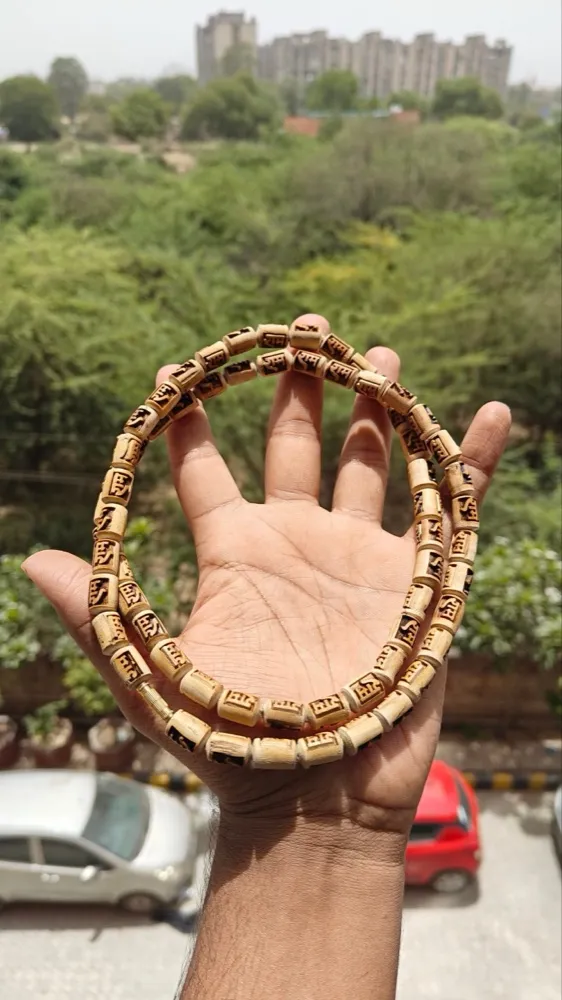 Ram Naam 2 round Premium Tulsi Kanthi Mala