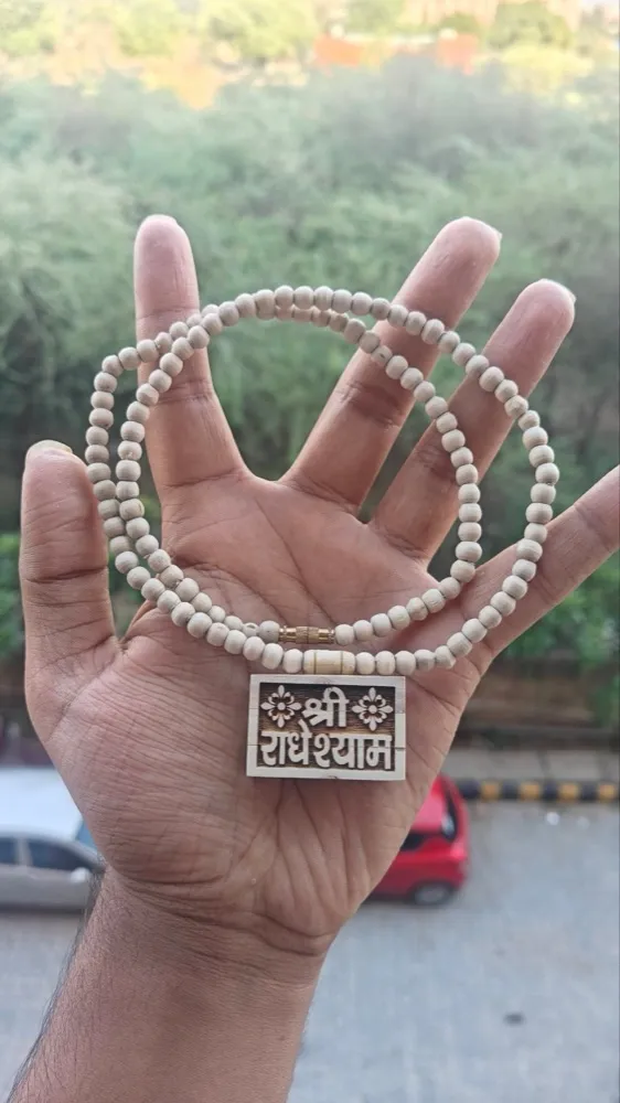Sacred Lockets — Shree Radheshyam Small Bhaktmal Tulsi Kanthi Mala