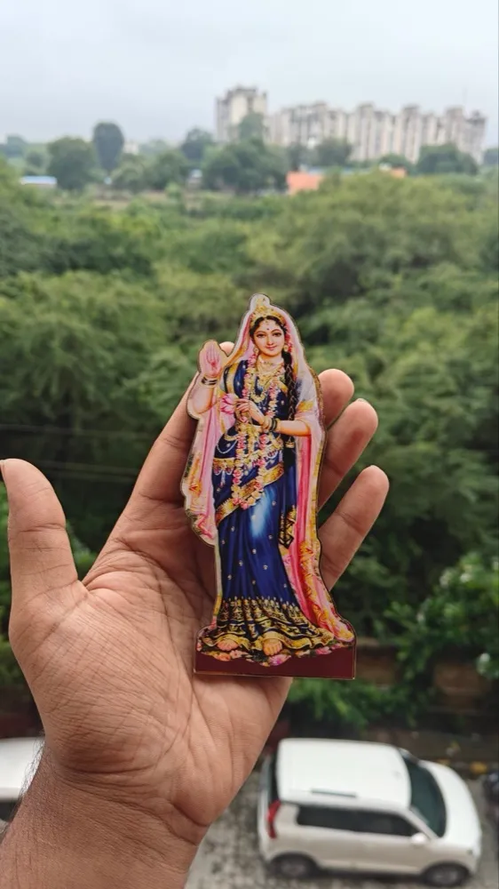 Radha Rani Ji Wooden Cutout