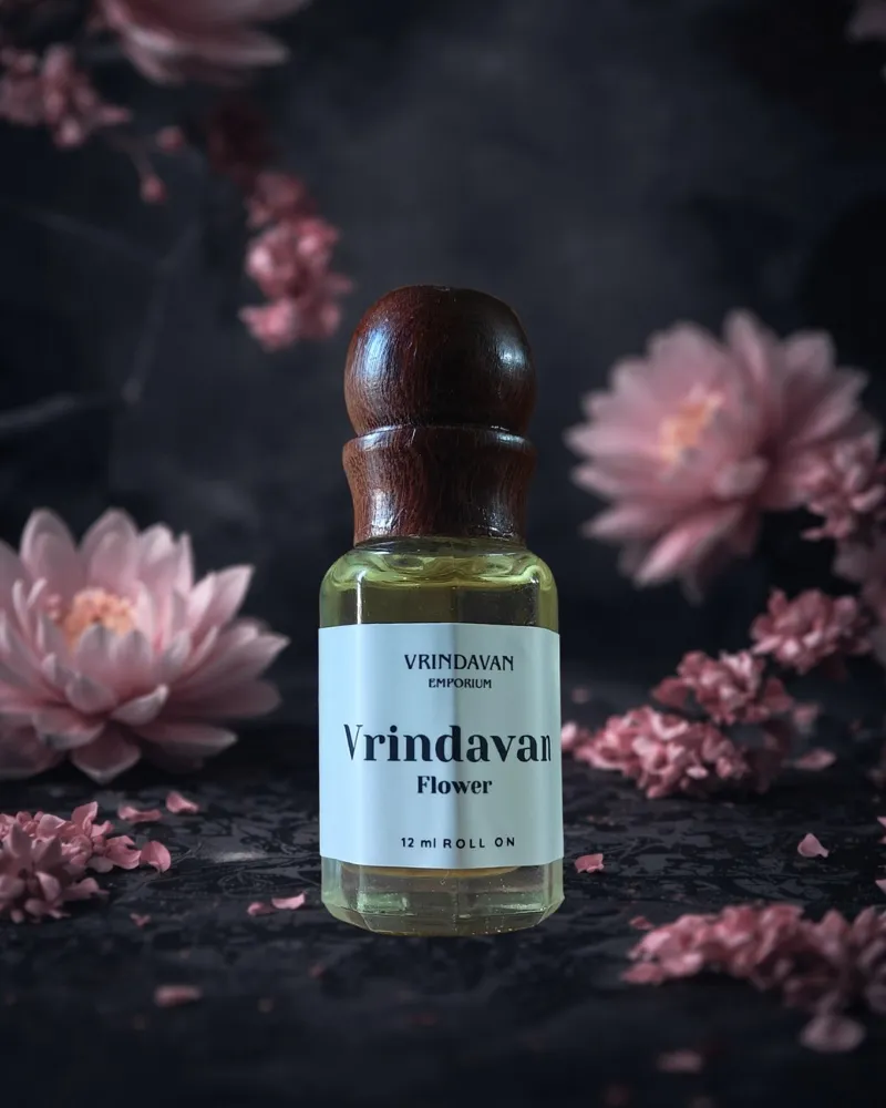 Vraja Flower Premium Alcohol-Free Floral Seva Attar